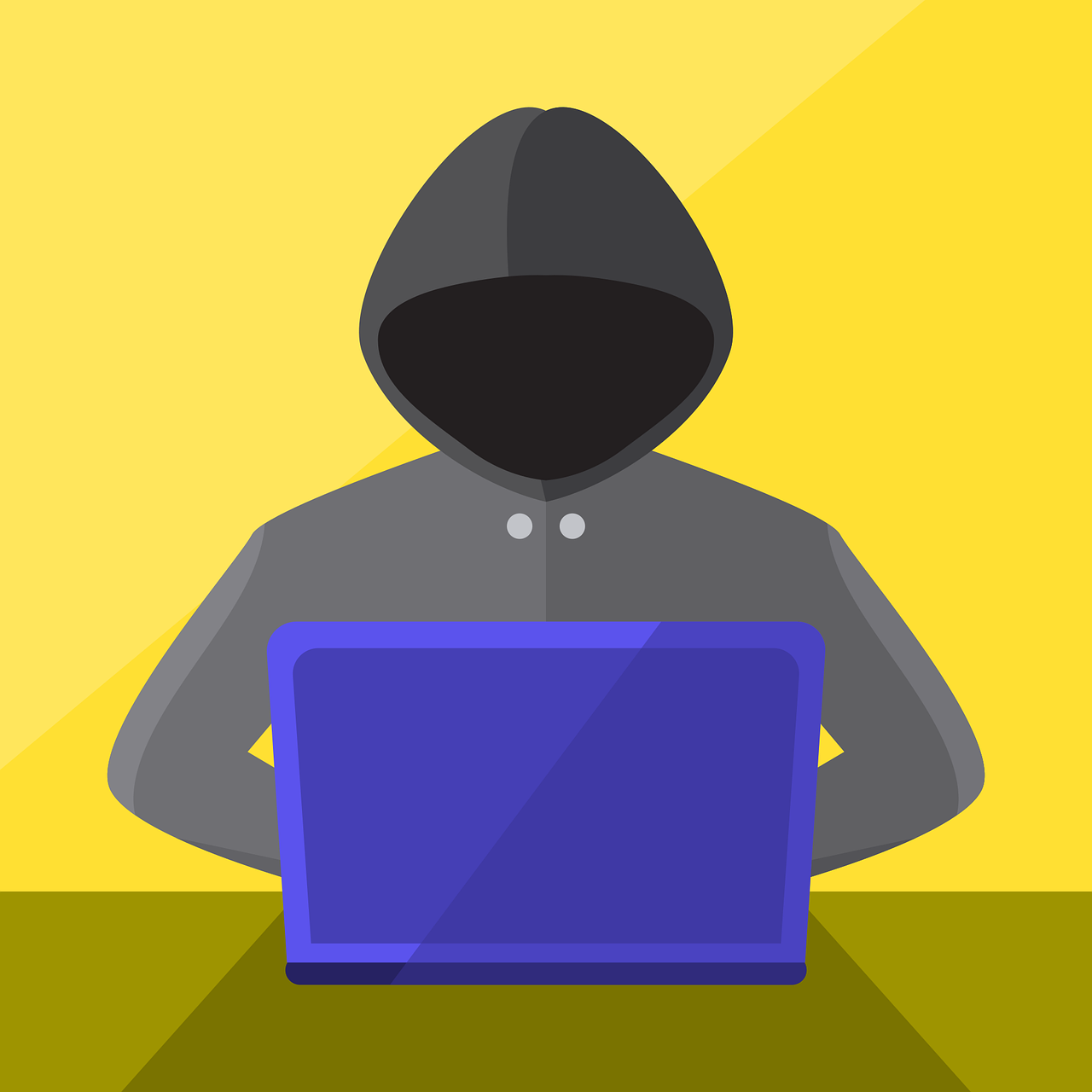 Free Hacker Computer Programming Vector